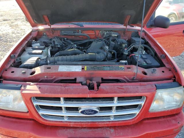 1FTYR10U73PA61844 - 2003 FORD RANGER RED photo 11