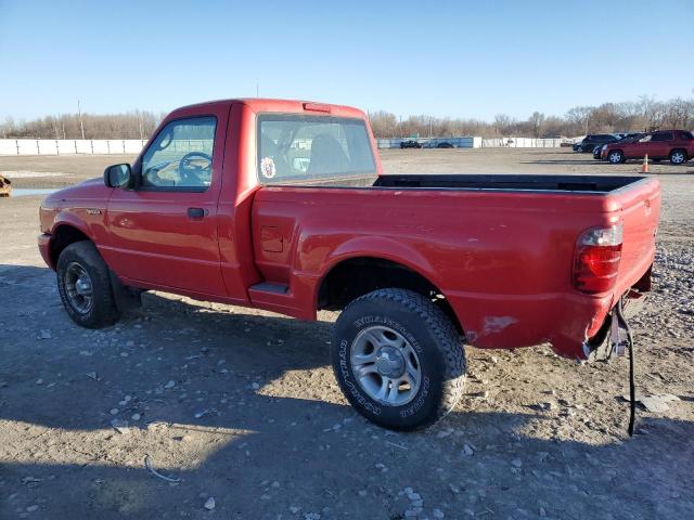 1FTYR10U73PA61844 - 2003 FORD RANGER RED photo 2