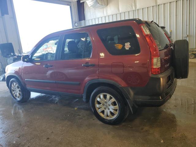 JHLRD788X5C053232 - 2005 HONDA CR-V EX BURGUNDY photo 2