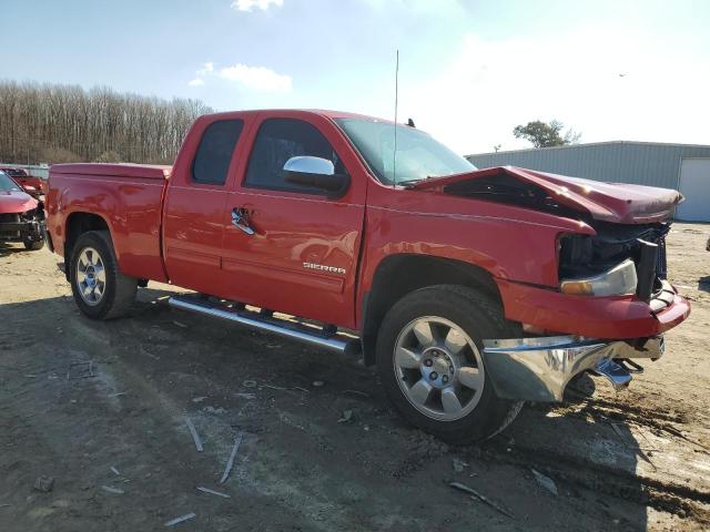 1GTSKVE36AZ142837 - 2010 GMC SIERRA K1500 SLE RED photo 4