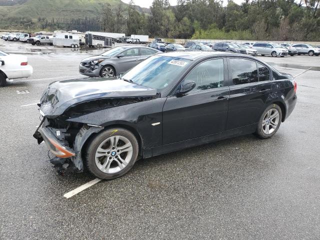 WBAVC53518FZ85397 - 2008 BMW 328I I SULEV BLACK photo 1