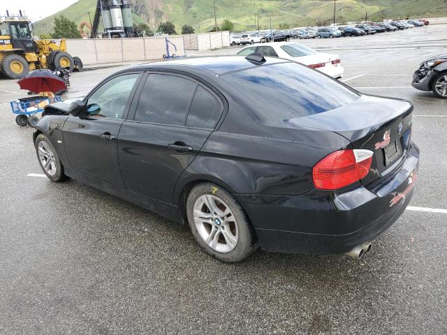 WBAVC53518FZ85397 - 2008 BMW 328I I SULEV BLACK photo 2