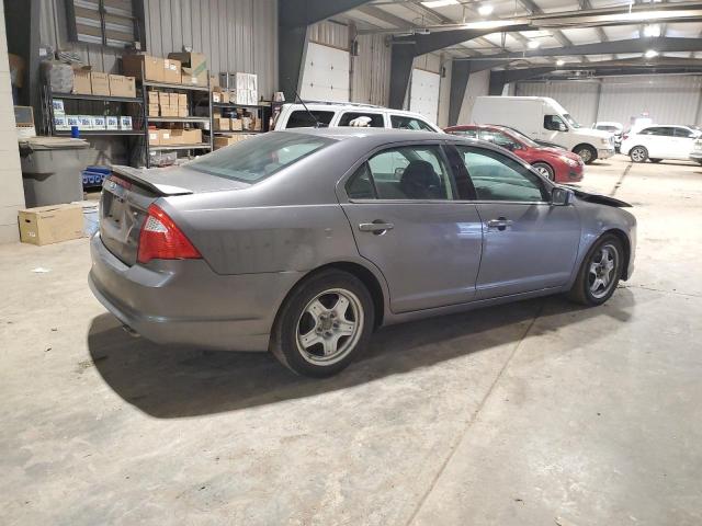 3FAHP0HA9BR132954 - 2011 FORD FUSION SE GRAY photo 3