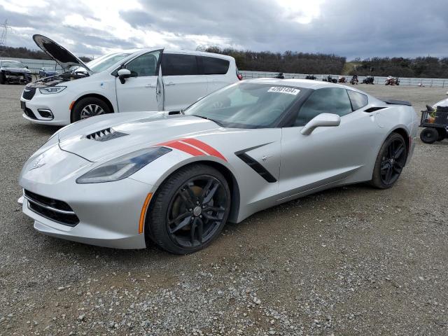 1G1YF2D79H5114395 - 2017 CHEVROLET CORVETTE STINGRAY 3LT SILVER photo 1