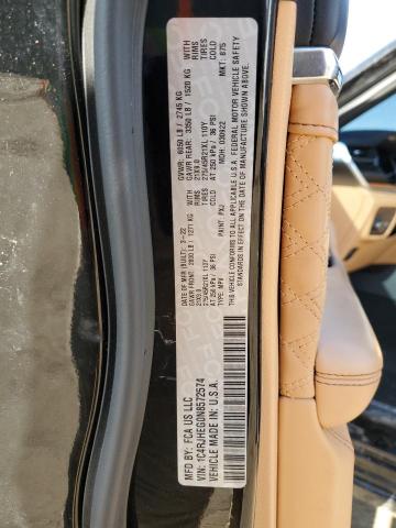 1C4RJHEG0N8572574 - 2022 JEEP GRAND CHER SUMMIT შავი ფოტო 12