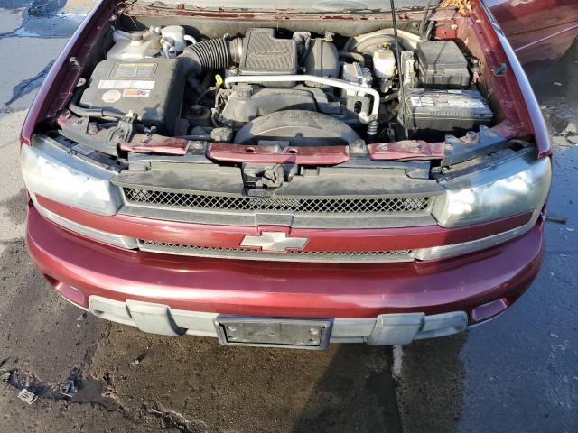 1GNDT13S742423025 - 2004 CHEVROLET TRAILBLAZE LS BURGUNDY photo 12