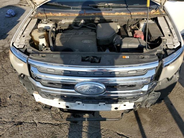 2FMDK3JC6BBB21523 - 2011 FORD EDGE SEL WHITE photo 11