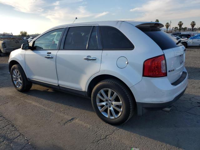 2FMDK3JC6BBB21523 - 2011 FORD EDGE SEL WHITE photo 2