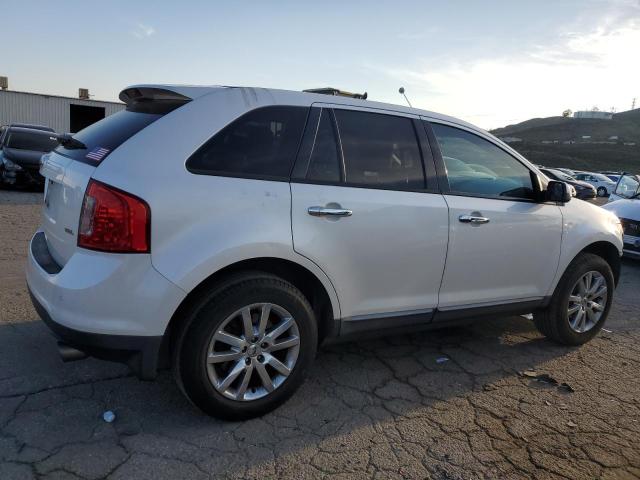 2FMDK3JC6BBB21523 - 2011 FORD EDGE SEL WHITE photo 3