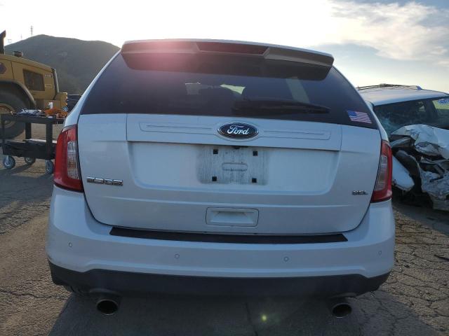 2FMDK3JC6BBB21523 - 2011 FORD EDGE SEL WHITE photo 6