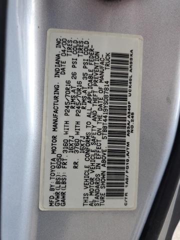 5TBBT4419YS087814 - 2000 TOYOTA TUNDRA ACCESS CAB 银色 照片 13