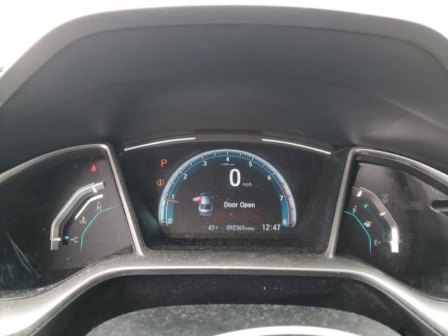 19XFC1F7XKE208845 - 2019 HONDA CIVIC EXL თეთრი ფოტო 9