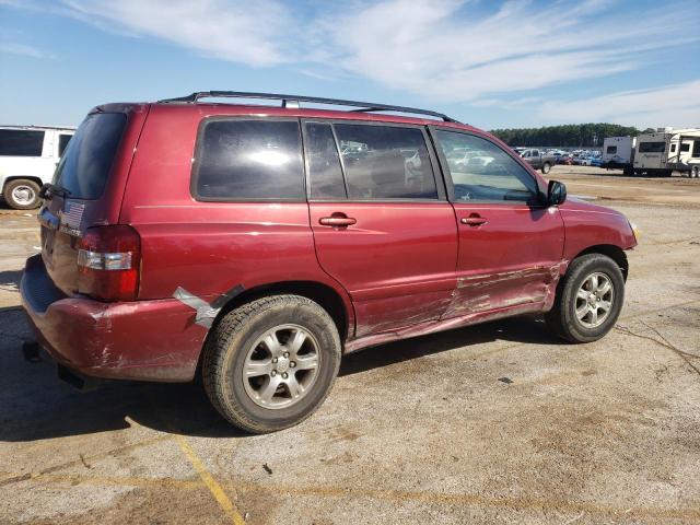 JTEGP21AX40022702 - 2004 TOYOTA HIGHLANDER BASE RED photo 3