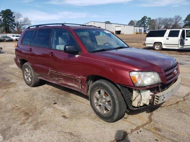 JTEGP21AX40022702 - 2004 TOYOTA HIGHLANDER BASE RED photo 4