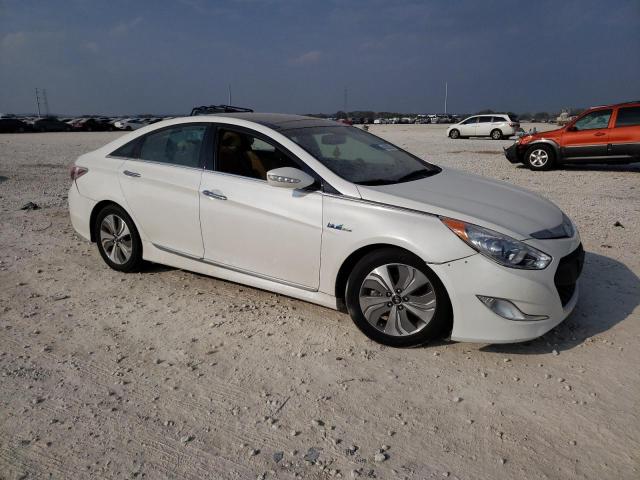 KMHEC4A4XDA066718 - 2013 HYUNDAI SONATA HYBRID WHITE photo 4