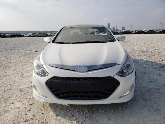 KMHEC4A4XDA066718 - 2013 HYUNDAI SONATA HYBRID WHITE photo 5