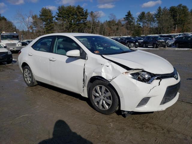 2T1BURHE9GC587378 - 2016 TOYOTA COROLLA L WHITE photo 4