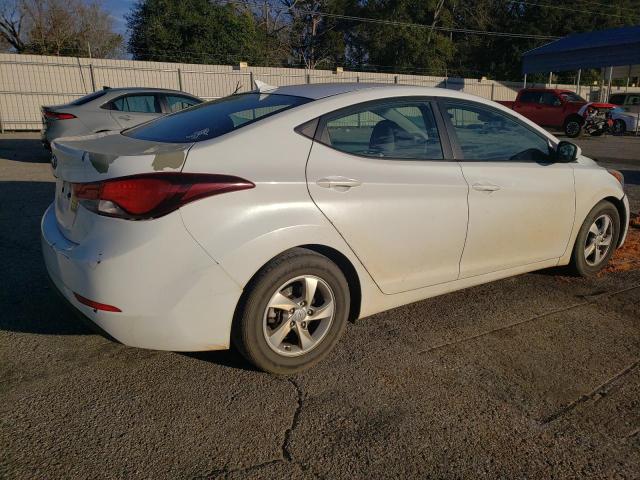 5NPDH4AE0FH632522 - 2015 HYUNDAI ELANTRA SE WHITE photo 3