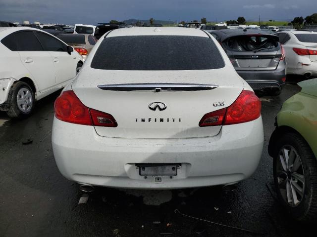 JNKBV61E48M228917 - 2008 INFINITI G35 WHITE photo 6