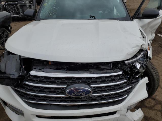 1FMSK8DH1PGB57003 - 2023 FORD EXPLORER XLT WHITE photo 11