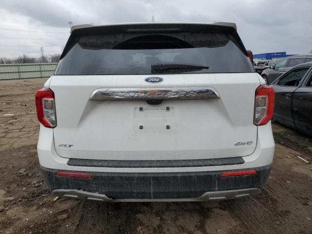 1FMSK8DH1PGB57003 - 2023 FORD EXPLORER XLT WHITE photo 6