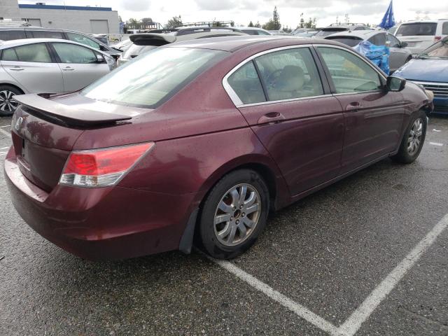 JHMCP26489C013460 - 2009 HONDA ACCORD LXP BURGUNDY photo 3