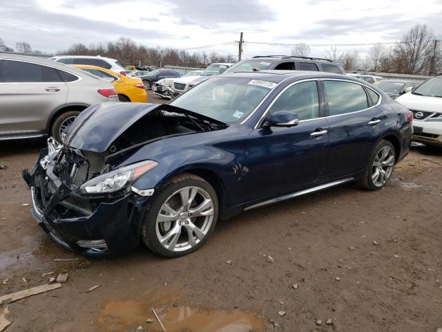 JN1BY1PR3JM370559 - 2018 INFINITI Q70L 3.7 LUXE BLUE photo 1