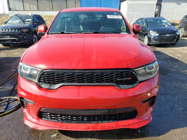 1C4SDJCTXGC477469 - 2016 DODGE DURANGO R/T RED photo 5