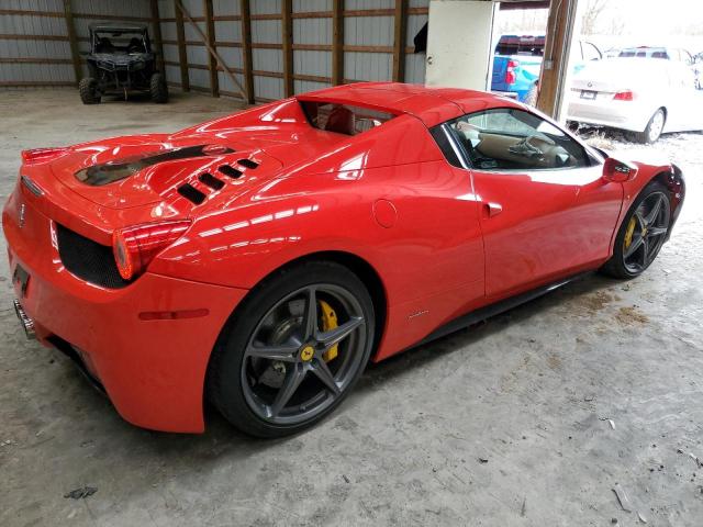 ZFF68NHA6D0190570 - 2013 FERRARI 458 SPIDER RED photo 3