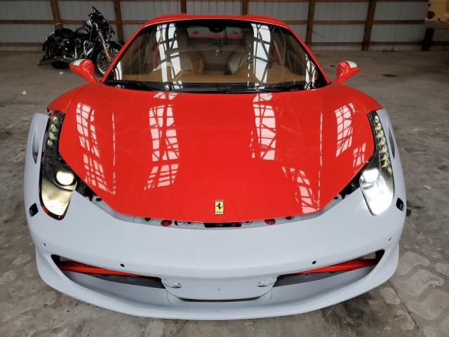 ZFF68NHA6D0190570 - 2013 FERRARI 458 SPIDER RED photo 5