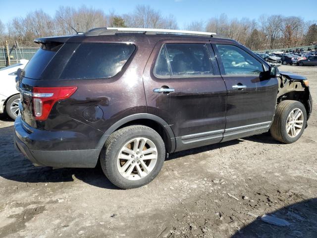 1FM5K8D87DGC67160 - 2013 FORD EXPLORER XLT BROWN photo 3