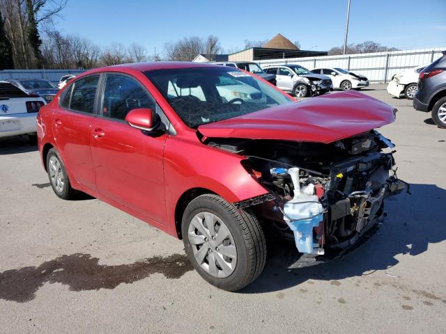 3KPA24AB6KE198115 - 2019 KIA RIO S RED photo 4