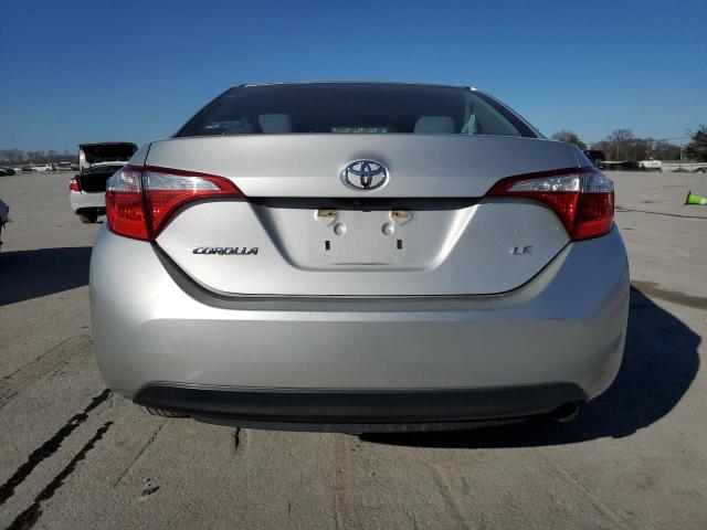 5YFBURHEXFP208368 - 2015 TOYOTA COROLLA L SILVER photo 6