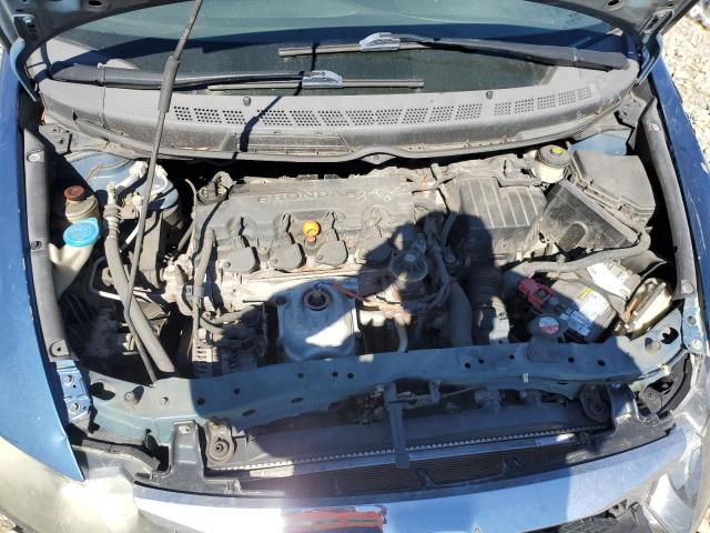 2HGFA16839H324547 - 2009 HONDA CIVIC EX BLUE photo 11