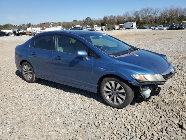 2HGFA16839H324547 - 2009 HONDA CIVIC EX BLUE photo 4