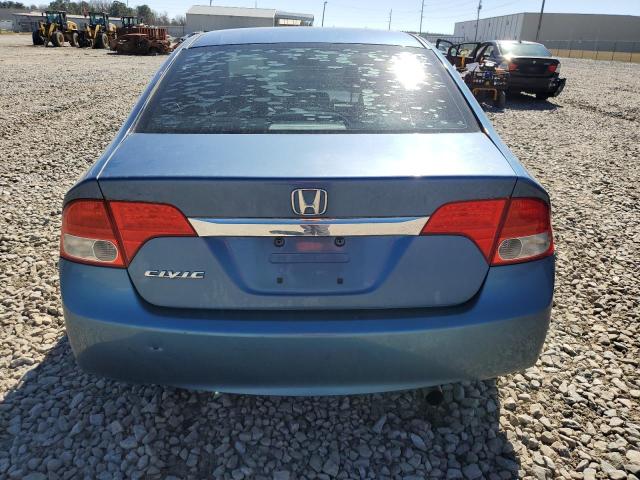 2HGFA16839H324547 - 2009 HONDA CIVIC EX BLUE photo 6