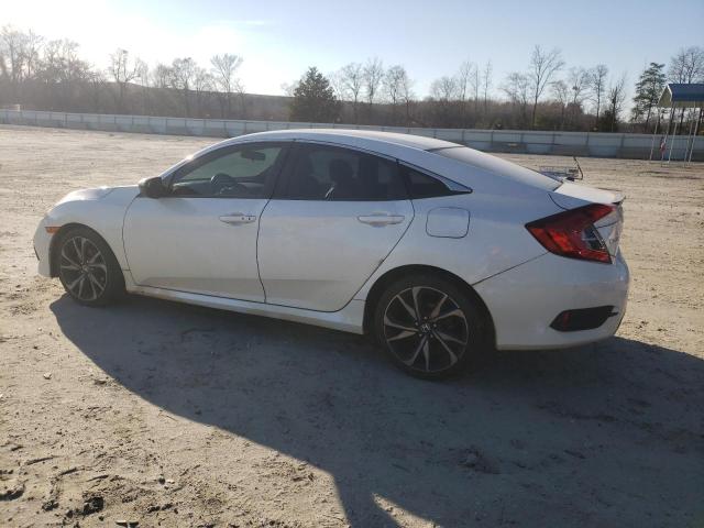 2HGFC2F81KH575962 - 2019 HONDA CIVIC SPORT WHITE photo 2