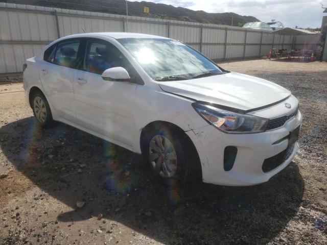 3KPA24ADXLE295076 - 2020 KIA RIO LX WHITE photo 4