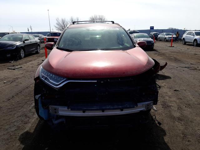 2HKRW2H98JH678908 - 2018 HONDA CR-V TOURING RED photo 5