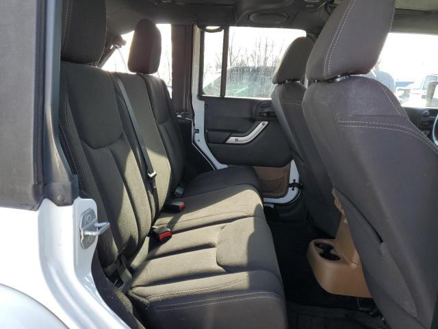 1C4BJWEG6EL138288 - 2014 JEEP WRANGLER U SAHARA WHITE photo 10