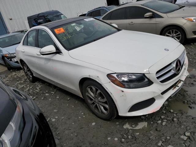 55SWF4JB3FU044311 - 2015 MERCEDES-BENZ C 300 WHITE photo 4