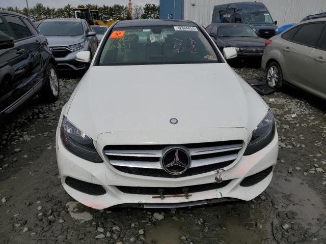 55SWF4JB3FU044311 - 2015 MERCEDES-BENZ C 300 WHITE photo 5