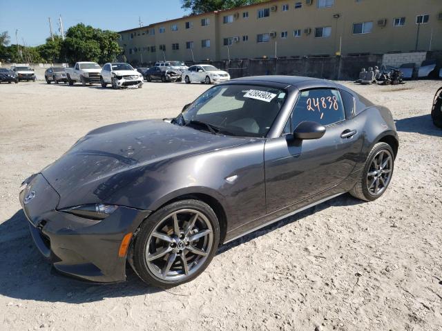 JM1NDAM74L0415298 - 2020 MAZDA MX-5 MIATA GRAND TOURING GRAY photo 1