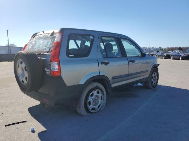 JHLRD68546C022284 - 2006 HONDA CR-V LX SILVER photo 3