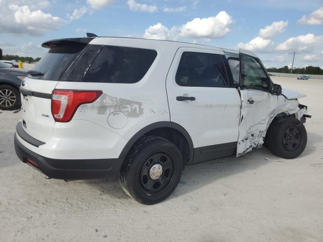 1FM5K8AR6KGB25277 - 2019 FORD EXPLORER POLICE INTERCEPTOR WHITE photo 3