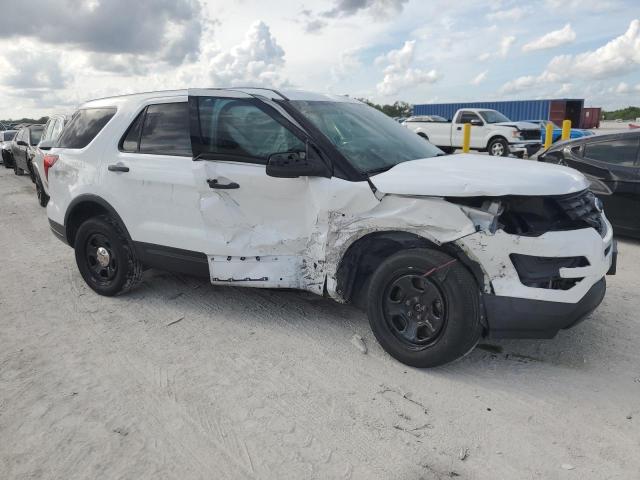 1FM5K8AR6KGB25277 - 2019 FORD EXPLORER POLICE INTERCEPTOR WHITE photo 4