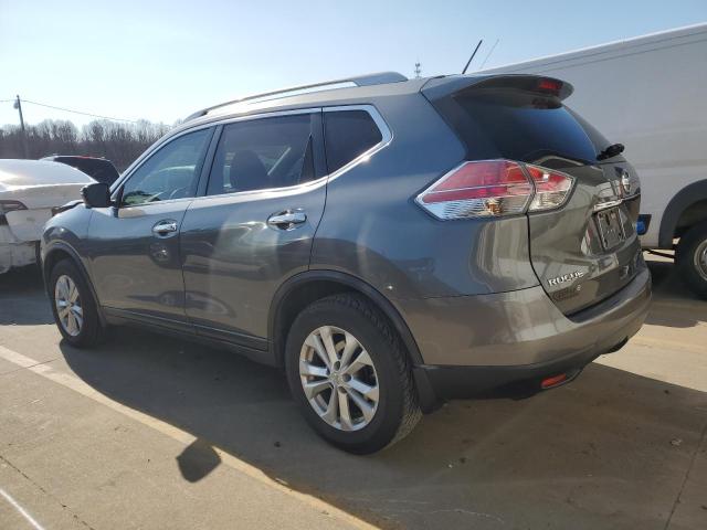 5N1AT2MT2EC784078 - 2014 NISSAN ROGUE S GRAY photo 2