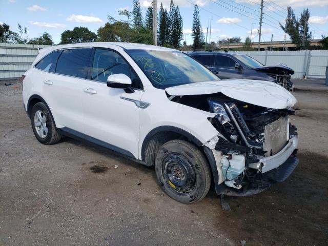 5XYRG4LC6MG049400 - 2021 KIA SORENTO LX WHITE photo 4