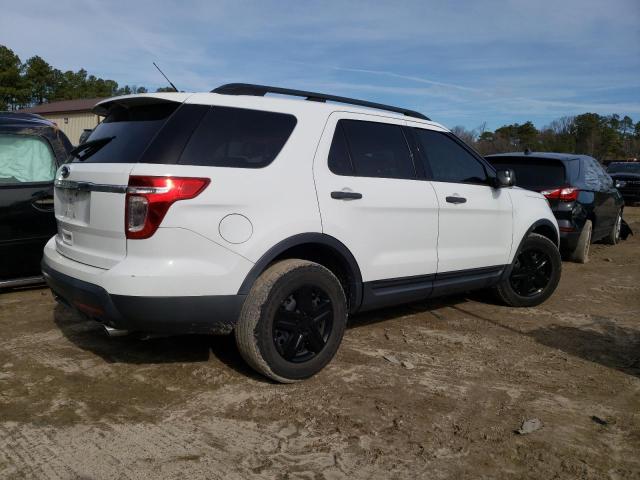 1FM5K7B81DGB91304 - 2013 FORD EXPLORER WHITE photo 3