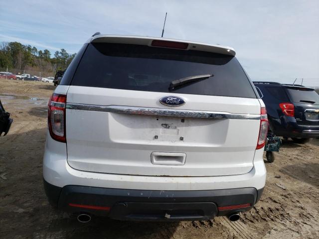 1FM5K7B81DGB91304 - 2013 FORD EXPLORER WHITE photo 6